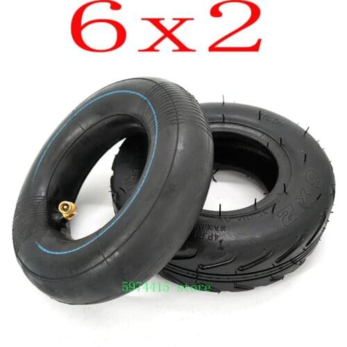 6X2 Inflation 6 Inch Inner and Outer Tire for Electric Scooter Wheel Chair 6X2 Pneumatic Tire