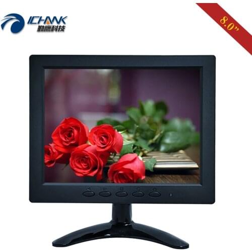 B080JN-ABHV/8" inch 1024x768 HDMI BNC AV VGA Portable Small Mini PC Monitor For Microscope, Endoscope, Raspberry Pi, PS3 4, Xbox