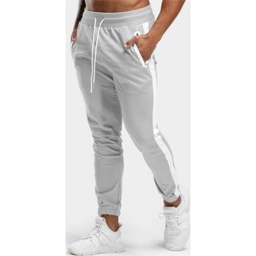 Casual Skinny Pants Men Jogger Sweatpants Gym Fitness Workout Trousers Male Spring Autumn Running Sports Cotton Track Pants