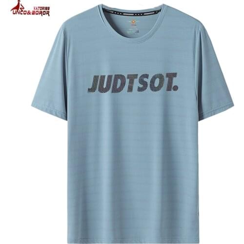 Plus Size 6XL 7XL 8XL Men Big Tall jogging T-shirt Oversized Streetwear printed JUDTSOT T Shirt Male Large Tee Summer clothing