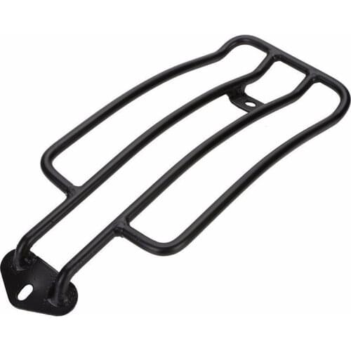 Black Solo Luggage Carrier Fender Rack For Sportster 85-03 Triumph America 85-11