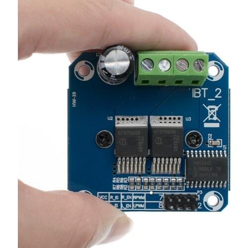 Double BTS7960 43A H-bridge High-power Motor Driver module/smart car