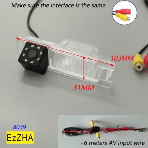 EzZHA HD CCD for Opel Astra H J Corsa Meriva Vectra Zafira Insignia Fiat Doblo Buick Regal Rear View Camera 4 8 12 led