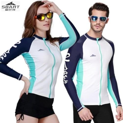 Sbart Pro Split Diving Wetsuit,Men&Women Lovers Surfing Suits,Outdoor uv50+ Sunscreen Anti-UV Two-piece Jellyfish Swimsuit Tops