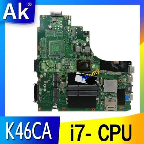 K46CA Motherboard CPU I7 For ASUS k46CB k46CM S46C A46C Laptop motherboard K46CA Mainboard K46CA Motherboard test 100% OK