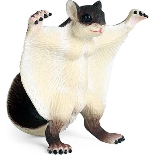 Small Size Flying Squirrel Animal Figure Collectible Toys Wild Animal Action Figures Kids Plastic Cognition Toys