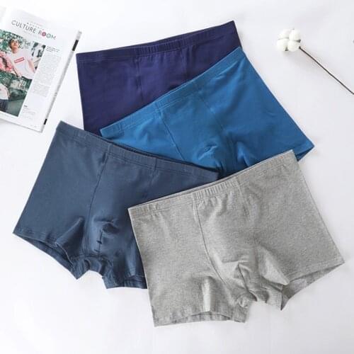Plus Size Men Boxer Shorts High Quality Cotton Sexy Male Panties Cartoon Comfortable Ventilation Men Underpants XXXL XXL No Box