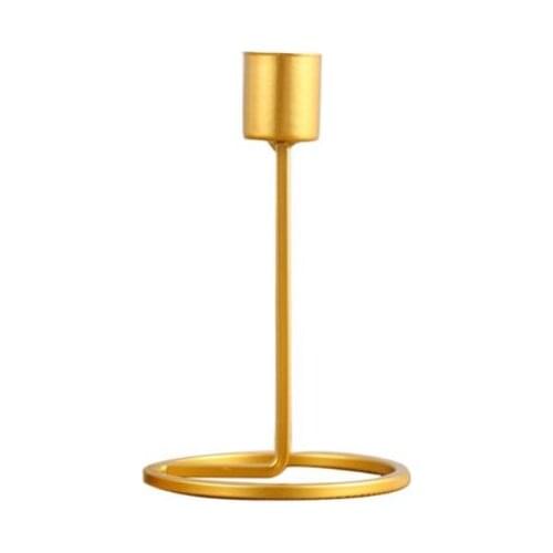 Nordic Style Candle Holder Metal Wrought Iron Candlestick Lantern Lamp Decor for Home Wedding Party Ornaments QX2E