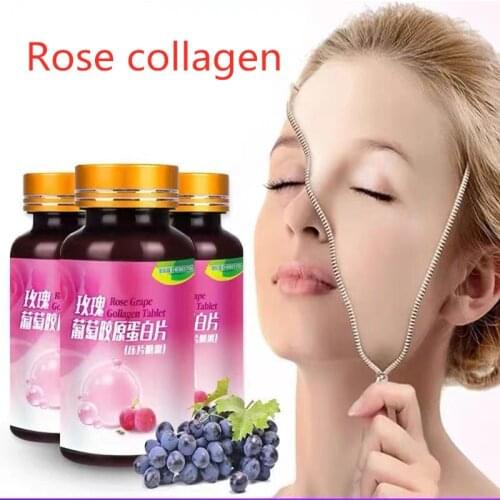 Whitening skin collagen 0.7g*60 capsules, improving skin elasticity and preventing collagen loss