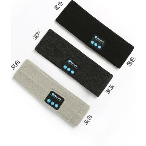 SOONHUA Acrylic Fiber Washable Wireless Bluetooth 4.2 EDR Headband Headphone Sleeping Sports Gym Music Headset Earphone With Mic