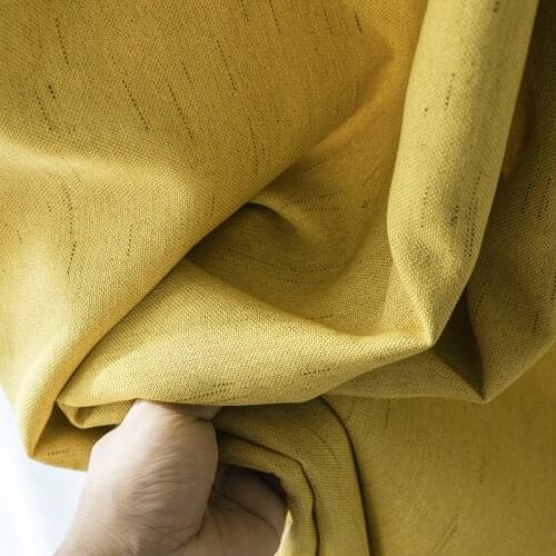 Modern shade curtain pure color Cotton linen curtain fashion curtain bedroom living children room window Color matching curtain