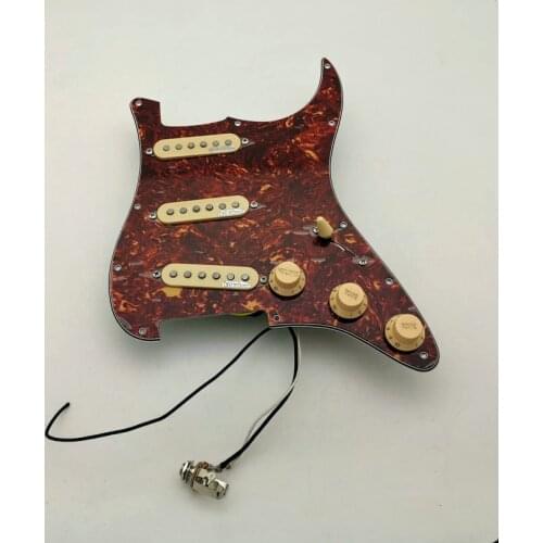 Wilkinson Alnico 5 Pickups WVS Single coil Pickups Guitar Pickguard Wiring Suitable for Str Guitar