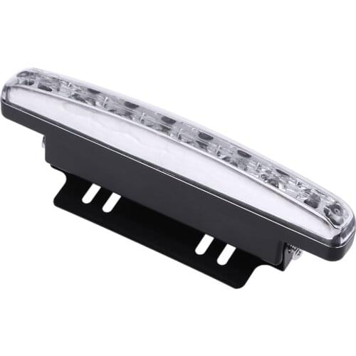 VODOOL 12V Waterproof Car Daytime Running Light Voiture 8 LED DRL Lamp For Universal Motorcycle Automobile Accessories