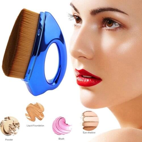 Iron Foundation Makeup Brush Portable Face Blush Powder Makeup Brushes For BB Cream Flawless-Powder Beauty Tool Cosmetics 2021