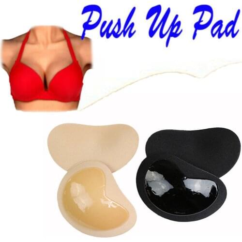 Women Strapless Bra Push-Up Bra Train Bras Bikini For Evening And Wedding Dresse Swimsuit Non-shedding Sponge Invisible Pad