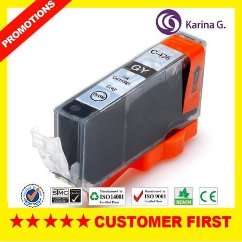 2PCS CLI-426GY CLI426GY CLI 426 GY GREY Ink Cartridge for Canon Pixma IX6540 non-OEM