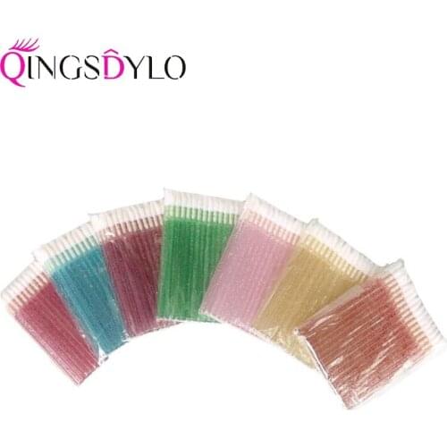 50pcs Disposable Lip Wands Crystal Makeup Lip Brush Lipstick Pen Cleaner Applicator Eyeshadow Lip Gloss Brushes Tools