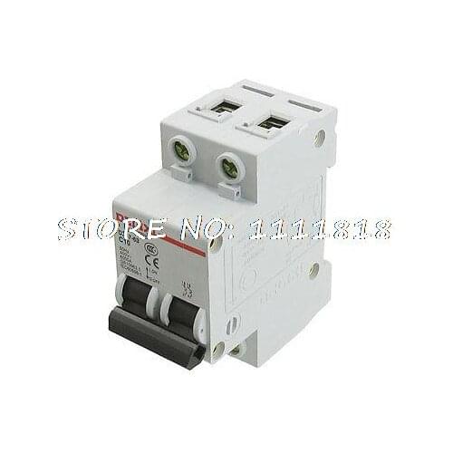 6000A Breaking Capacity Rated Current 10A 2 Pole MCB Air Circuit Breaker