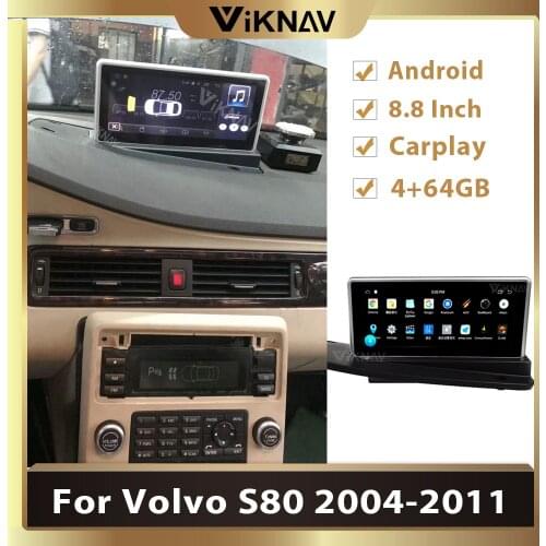 8.8 inch GPS navi DVD player for-Volvo S80 2004-2011 car radio 2 din Android car autoradio stereo multimedia player