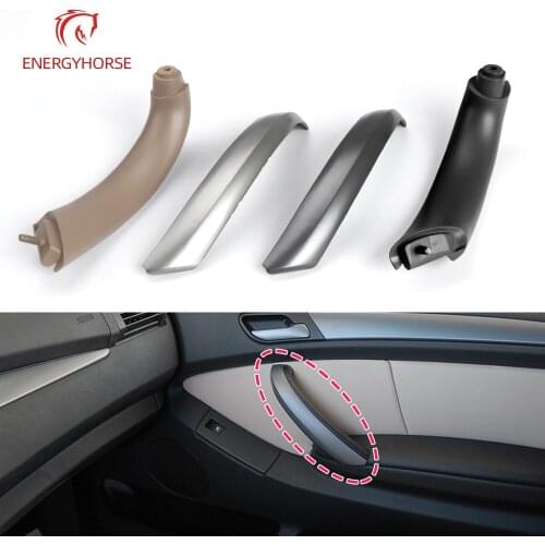 Automobile Interior Decoration Parts Inner Handle Door Panel Pull Trim Cover Front Left Right Side for BMW X5 E53 1999-2006
