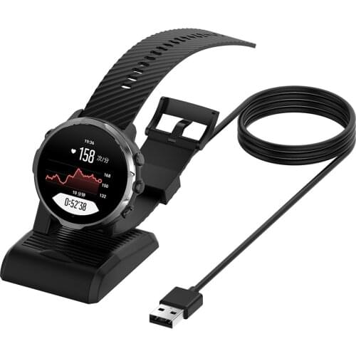 100cm USB Charger Cable Cradle for Suunto 7 Smart Charging Dock Station for Suunto 7 Wireless Replacement Charger Dock Adapter