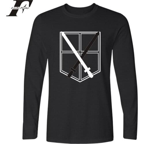 Anime Attack On Titan fashion sport t-shirts tee shirt women men t shirts long sleeve t-shirt harajuku sweatshirt tops plus size