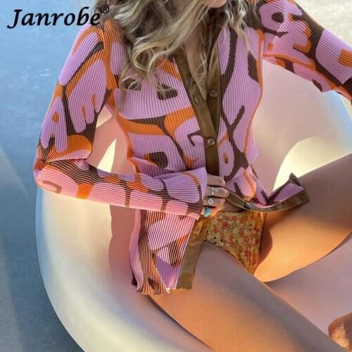 Женские рубашки с принтом Janrobe China At AliExpress