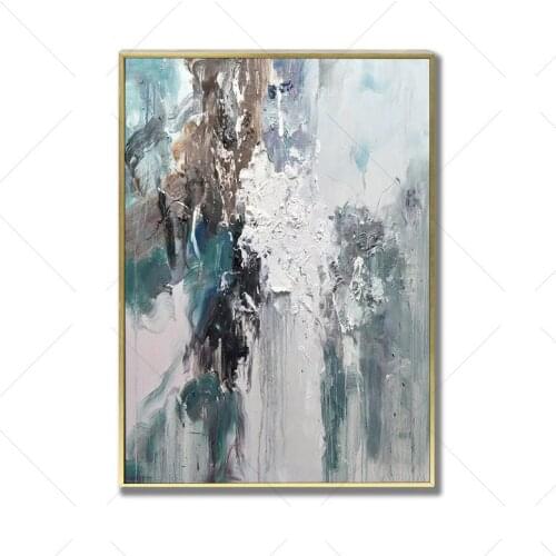 100％Handmade Create oil painting Modern Large Abstract Canvas Art Oil Painting Wall Pictures For Living Room Unframed