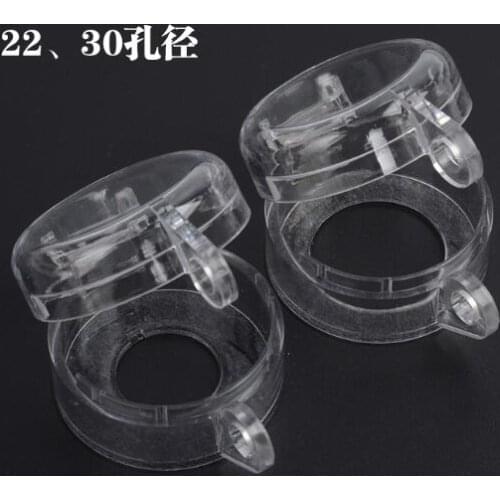 16mm 22mm 30mm emergency stop button, protective cover button, switch cover, padlock protection cover, transparent dust cover
