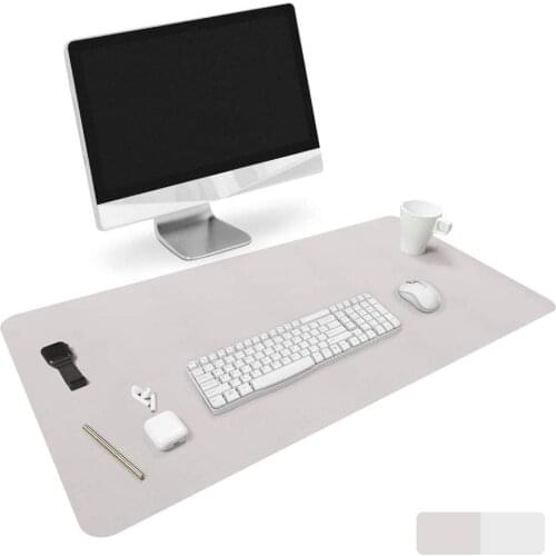 Office Desk Mat Blotter,Upgraded PU Leather Desk Protector Cover Large Mouse Pad,Waterproof Writing Mat for Office/Home/Computer