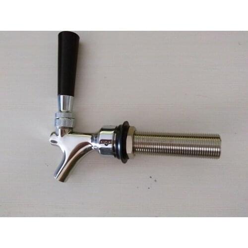 Little beer faucet with longer shank, though-wall beer tap, beer faucet for beer dispenser