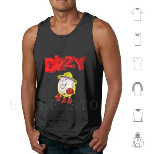 Dizzy Egg Game 80S Tank Tops Vest Computer Dizzy Retro Game Commodore Pixel Video Geek Spectrum Egg Zx 8 Bit Amiga