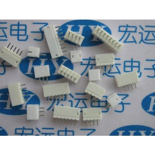 50pcs/Lot JST ZH 1.5mm 2P/3P/4P/5P/6P/7P/8P/9P/10P/11P/12P Straight pin Female Connector