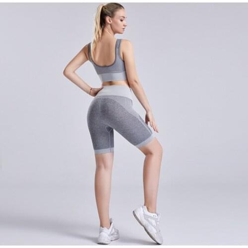 Summer Sports Yoga Suit Quick Drying Gather Underwear 3-Point Shorts Running Training Women Fitness Body Buiding Sexy Set