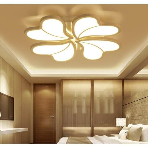 New Heart Shaped Petal LED Ceiling Light Living room bedroom study restaurant lighting Household & Commercial ceiling lamp