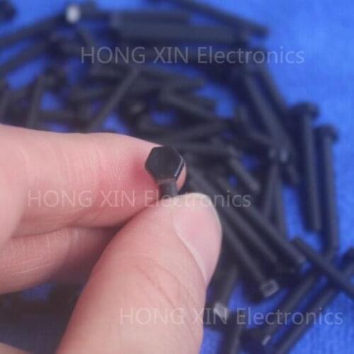 M3*6/8/10/12/15/20/25 black 1pcs Hexagonal nylon Screws plastic Insulation bolts brand RoHS compliant PC/board DIY hobby screw