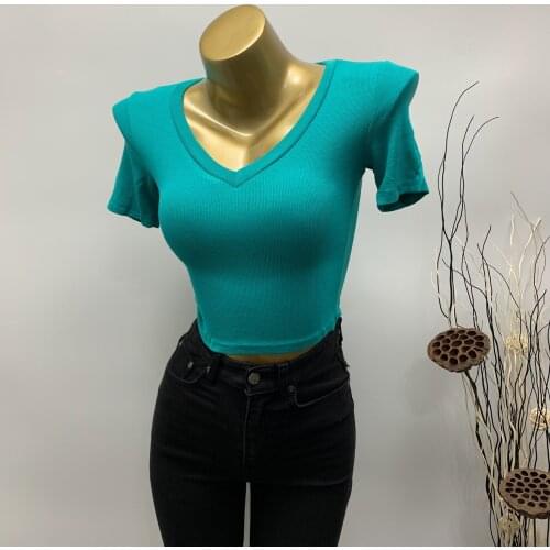 Elastic Solid Women T-Shirts 2020 Summer New O-Neck Short-Sleeved Slim Sexy Lady Elegant Pulls Tops Tees