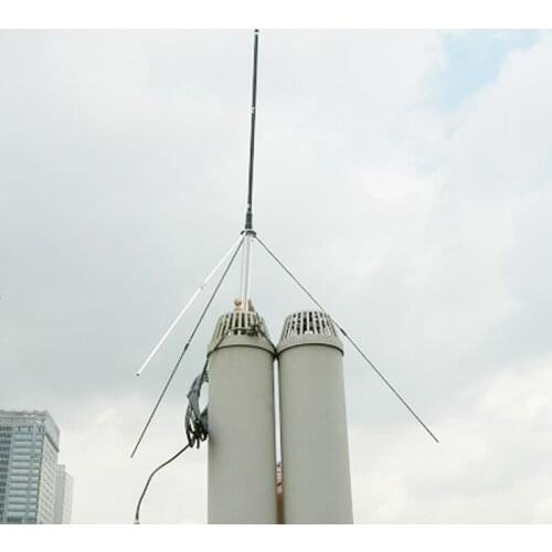 2*PCS GP100 1/4 wave fm broadcast antenna outside waterproof antenna for FM Transmitter Free shipping