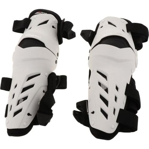 2×Air Permeable Motorcycle Long Knee Brace Sleeves with Fast Elastic