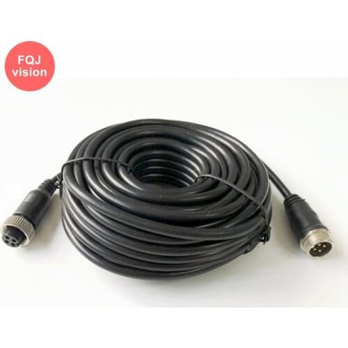4 Pin Aviation Cord Car Camera Video Extension Cable 3/5/10/15/20/30M Extension Wire for Truck/Trailer/Bus/Motorhome