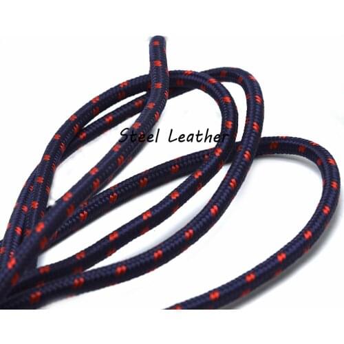 5m/lot Approx 5mm navy braided nylon rope for anchor rope bracelets making jewelry nylon cords strands factory price low price