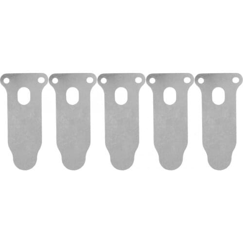 5 Pcs Valve Plate Tongue Shape Metal Air Compressor Accessory 57mm Long Air Compressor Part