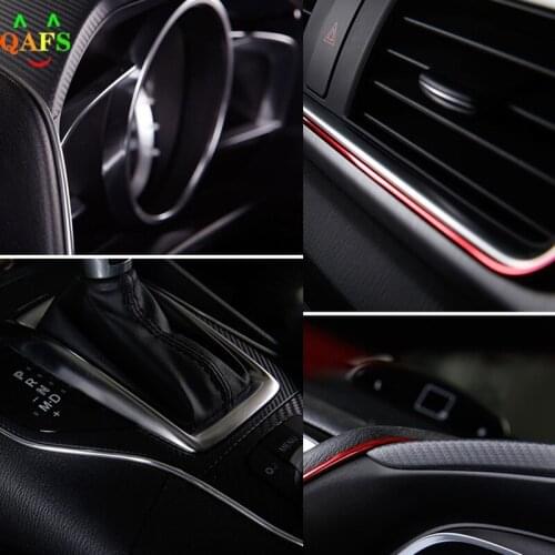 Car Accessories 5m Bright Trim Strip Car Decoration Interior Line Girl Pendant Dashboard Ornaments Door Panel Gap