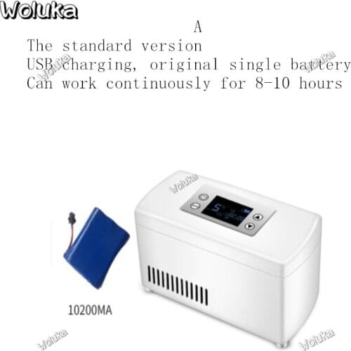 Car mini - insulin refrigerator thermostat mini - refrigerator energy - saving dual portable cooling and heating box CD50 Q06