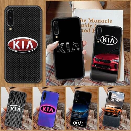 Car KIA logo Phone Case For Samsung Galaxy A 10 12 20E 21S 30 32 40 50 51 52 70 71 72 5 6 7 2016 2018 black trend Etui 3D