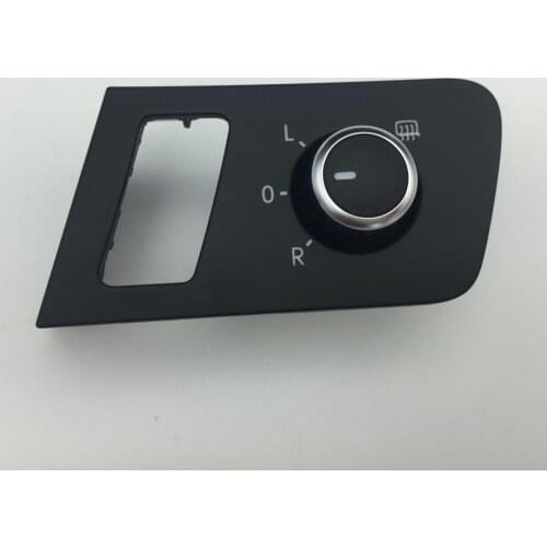 For VW Touran Chrome Wing Mirror Switch Exterior RearView Adjust Knob Folding Heating Function 1TD 959 565 A