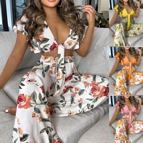 Outfit Sets Skin-friendly Vibrant Color Cotton Blend 2 Piece Boho Outfit Sets for Beach