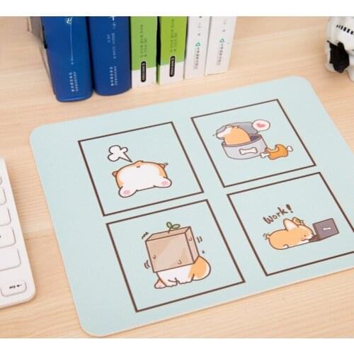 Creative leather mouse pad leather non-slip office desk pad student ins wind cute