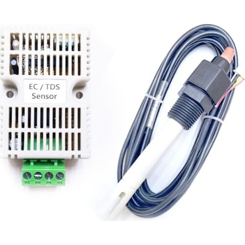 Conductivity TDS EC Sensor probe transmitter module 0-5V/10V 4-20mA RS485 Modbus RTU
