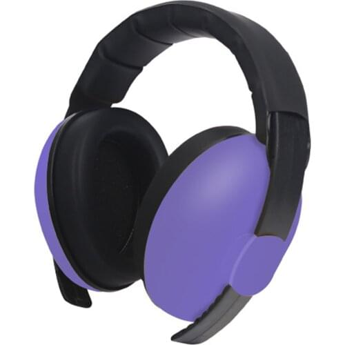 Adjustable Light Weight Sleep Noise Cancelling Sound Safety Ear Hearing Protection Baby Earmuffs Slow Rebound Kids Durable